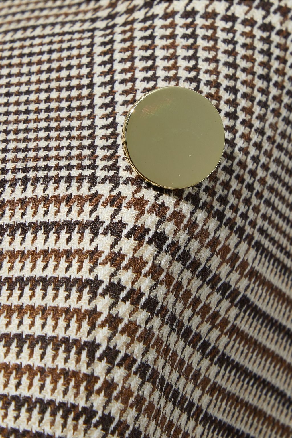 ALICE + OLIVIA Bergen double-breasted Prince of Wales checked woven blazer