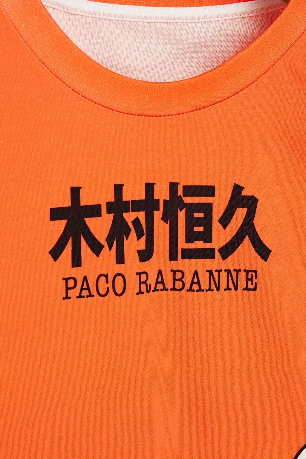 RABANNE Printed organic cotton-jersey T-shirt