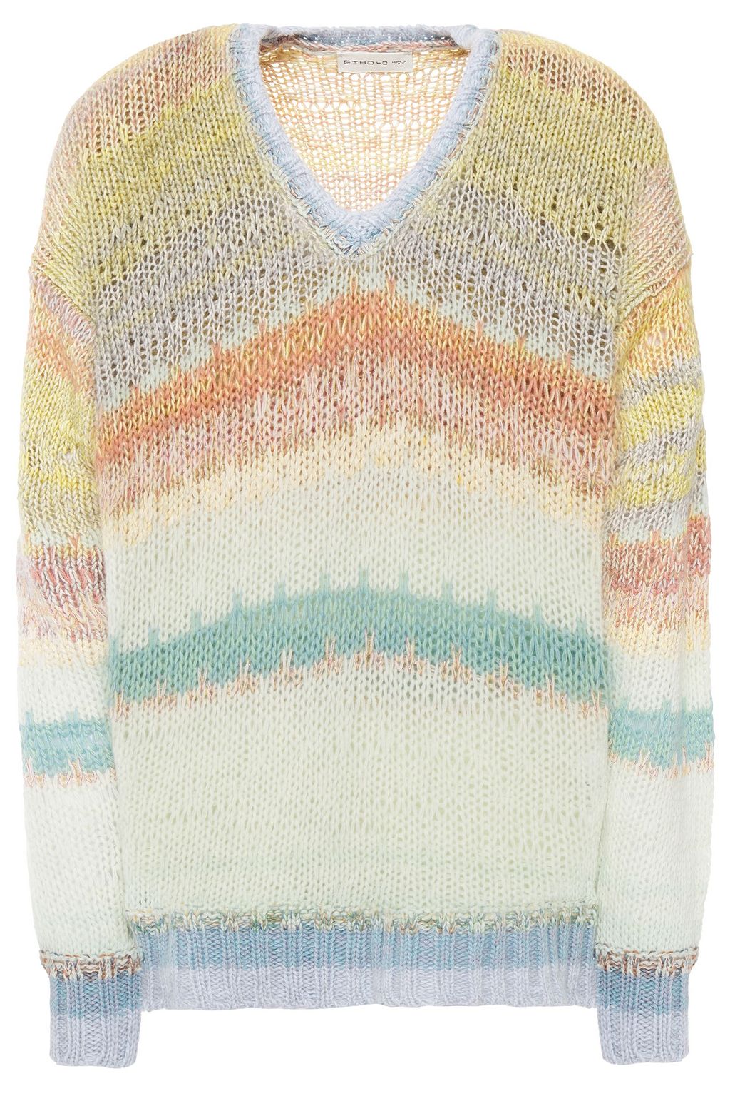 multicolor wool sweater