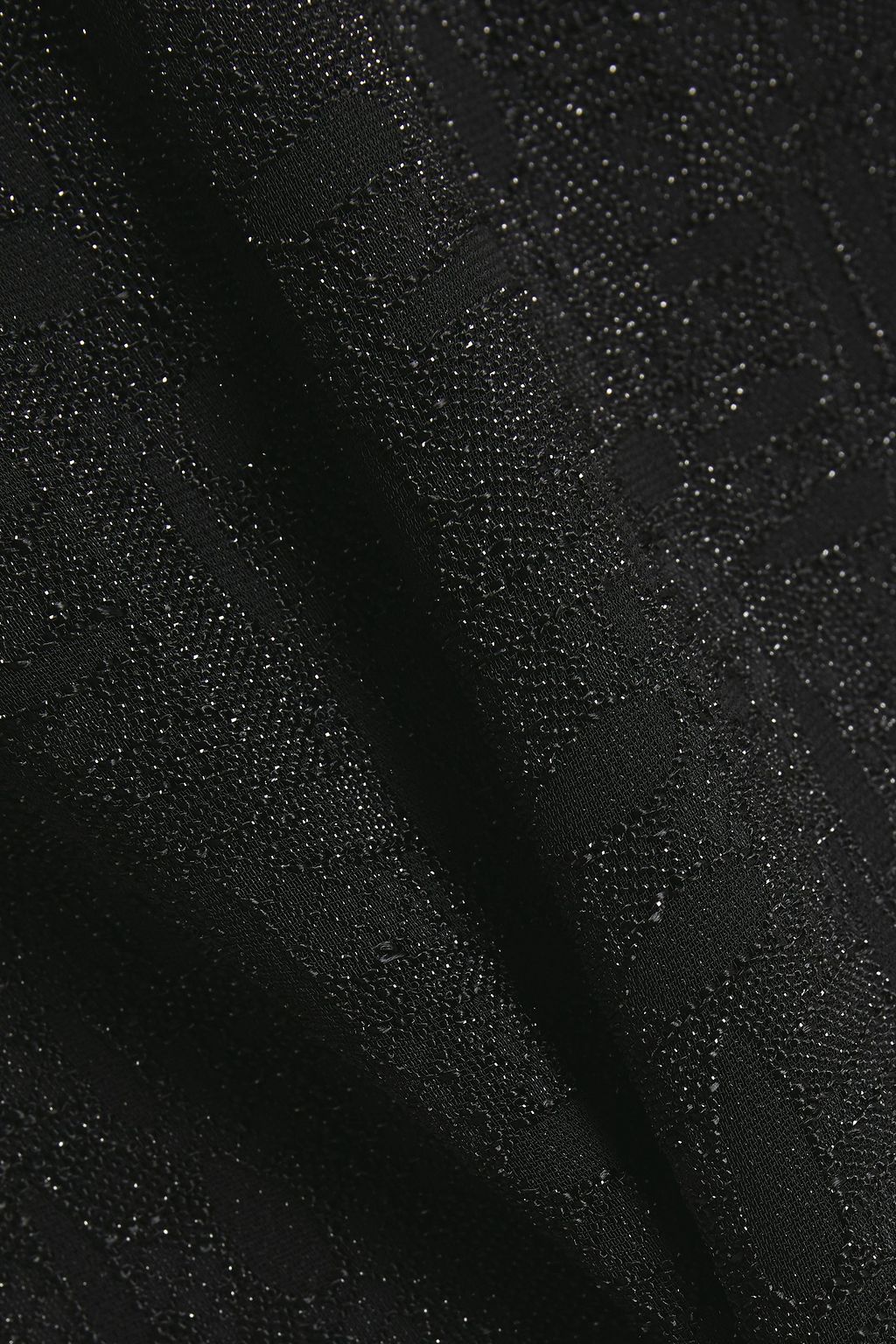 SAINT LAURENT Metallic jacquard mini dress