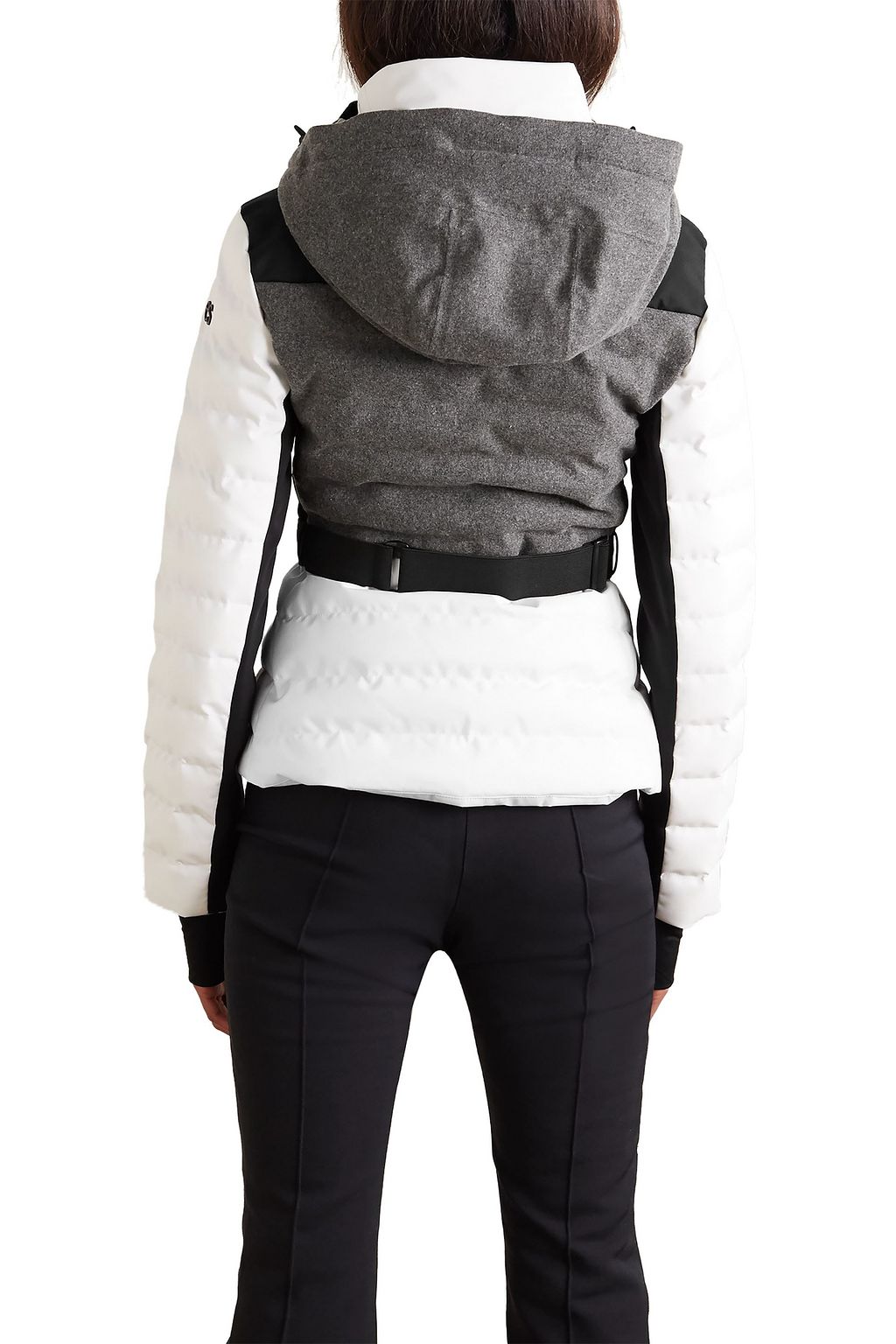 ERIN SNOW Kat color-block quilted merino wool-blend ski jacket