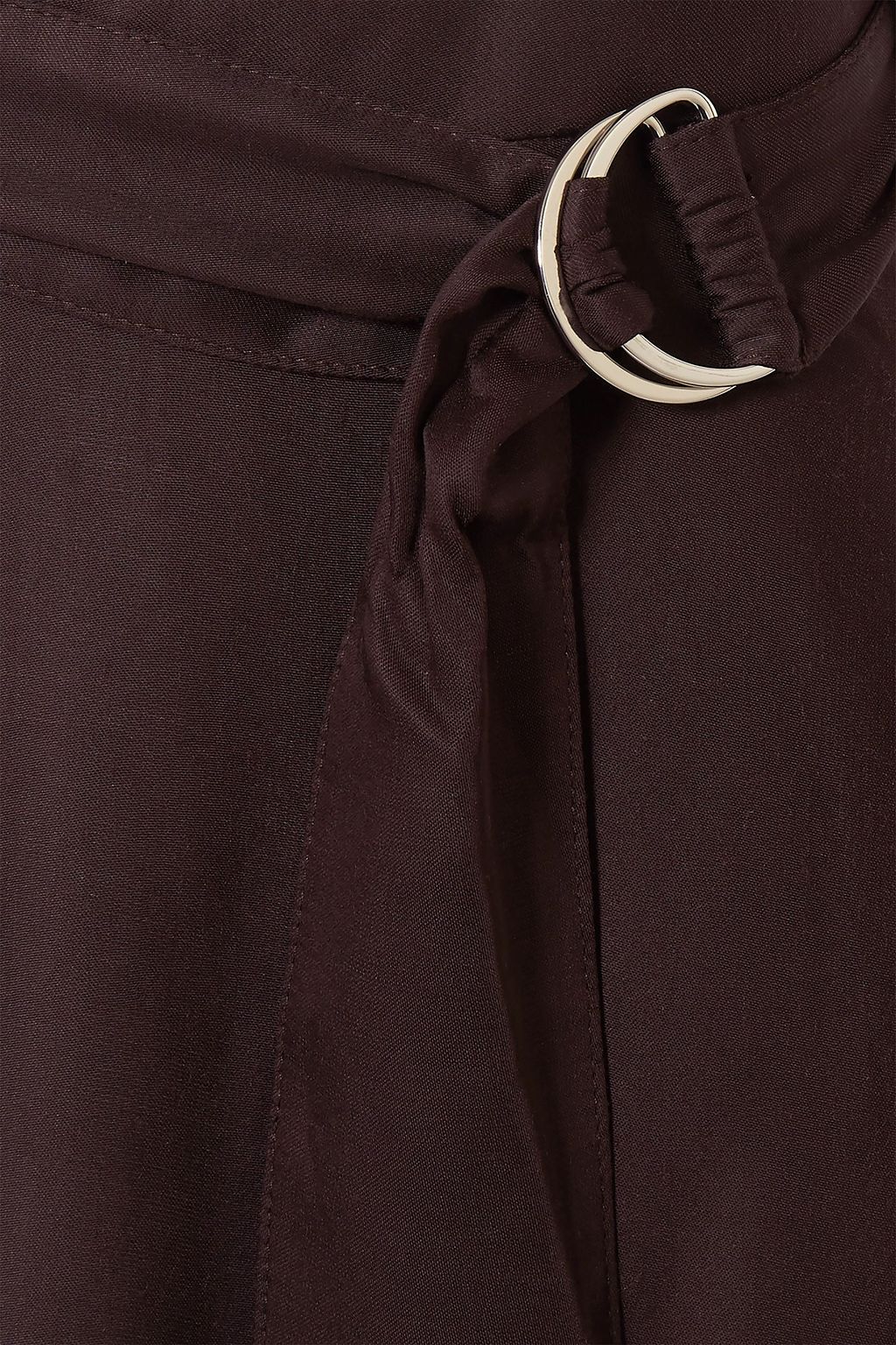 BITE STUDIOS Belted satin maxi skirt