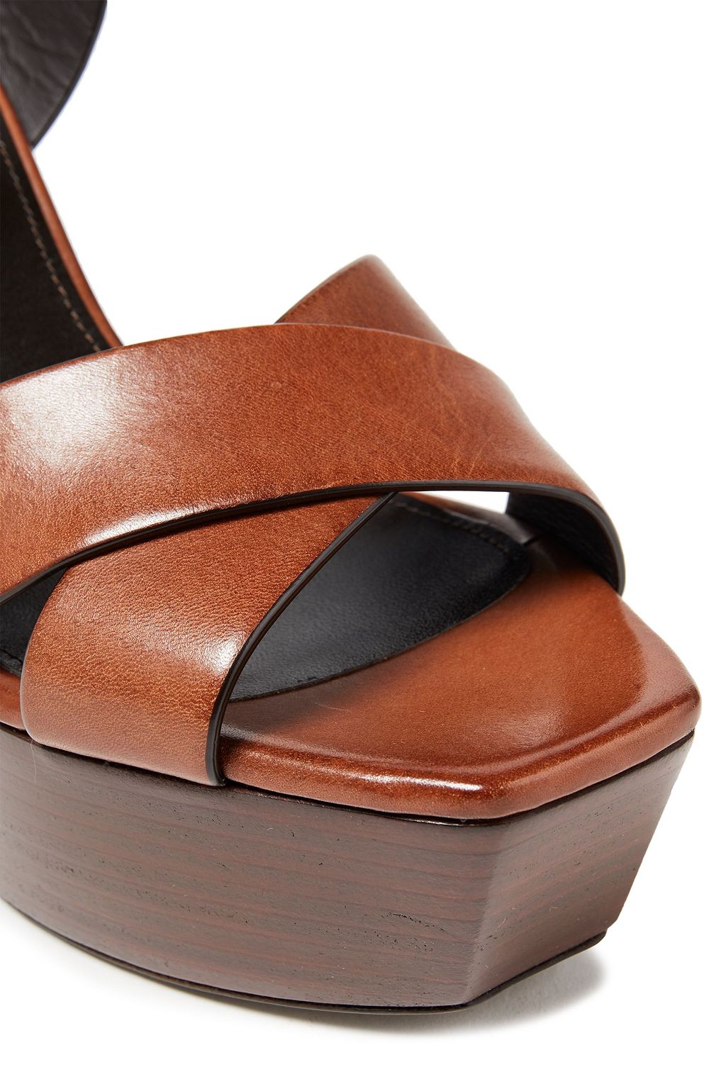 saint laurent tan sandals