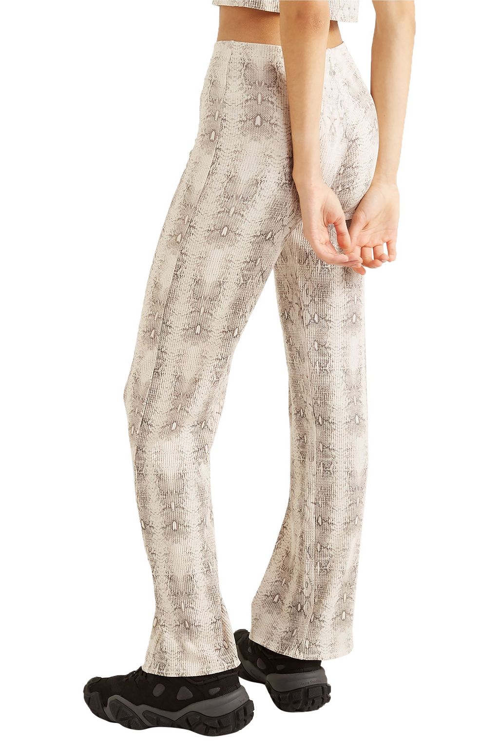 LESET Kelly stretch-jersey straight-leg pants