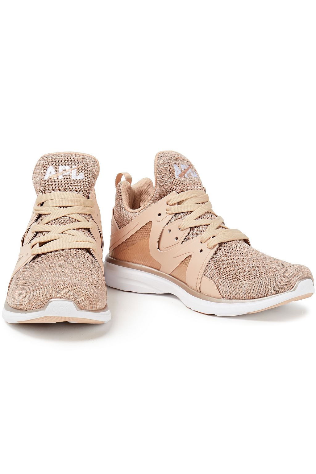 APL ATHLETIC PROPULSION LABS Ascend TechLoom metallic mesh and rubber sneakers