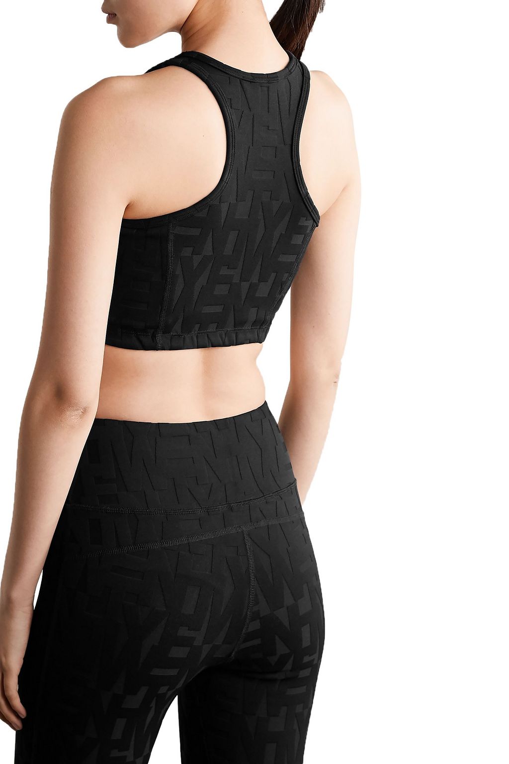 TWENTY MONTRÉAL DNA 3D stretch jacquard-knit sports bra