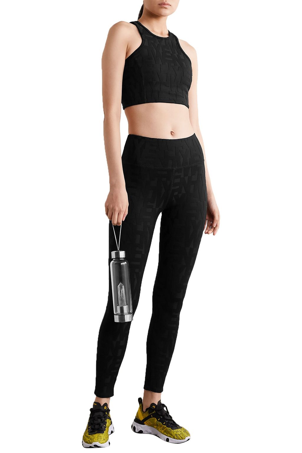 TWENTY MONTRÉAL DNA 3D stretch jacquard-knit sports bra