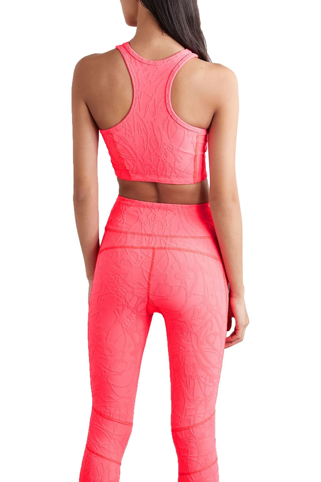 TWENTY MONTRÉAL Pollock 3D Active stretch jacquard-knit sports bra