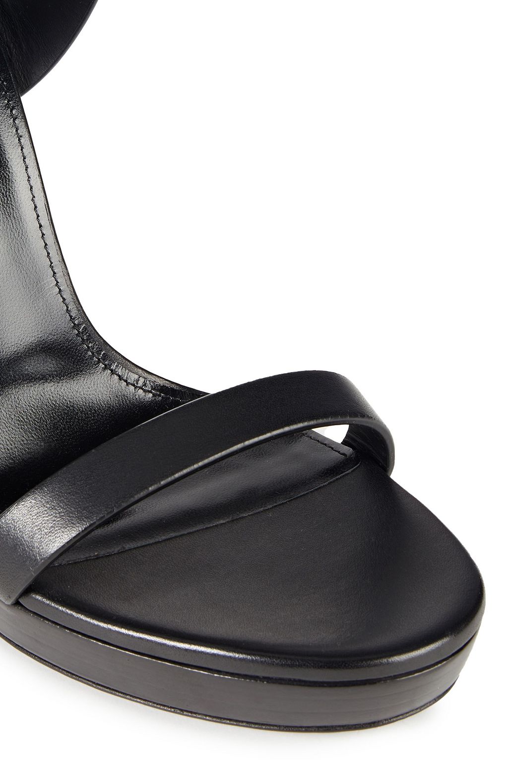 SAINT LAURENT Leather platform sandals