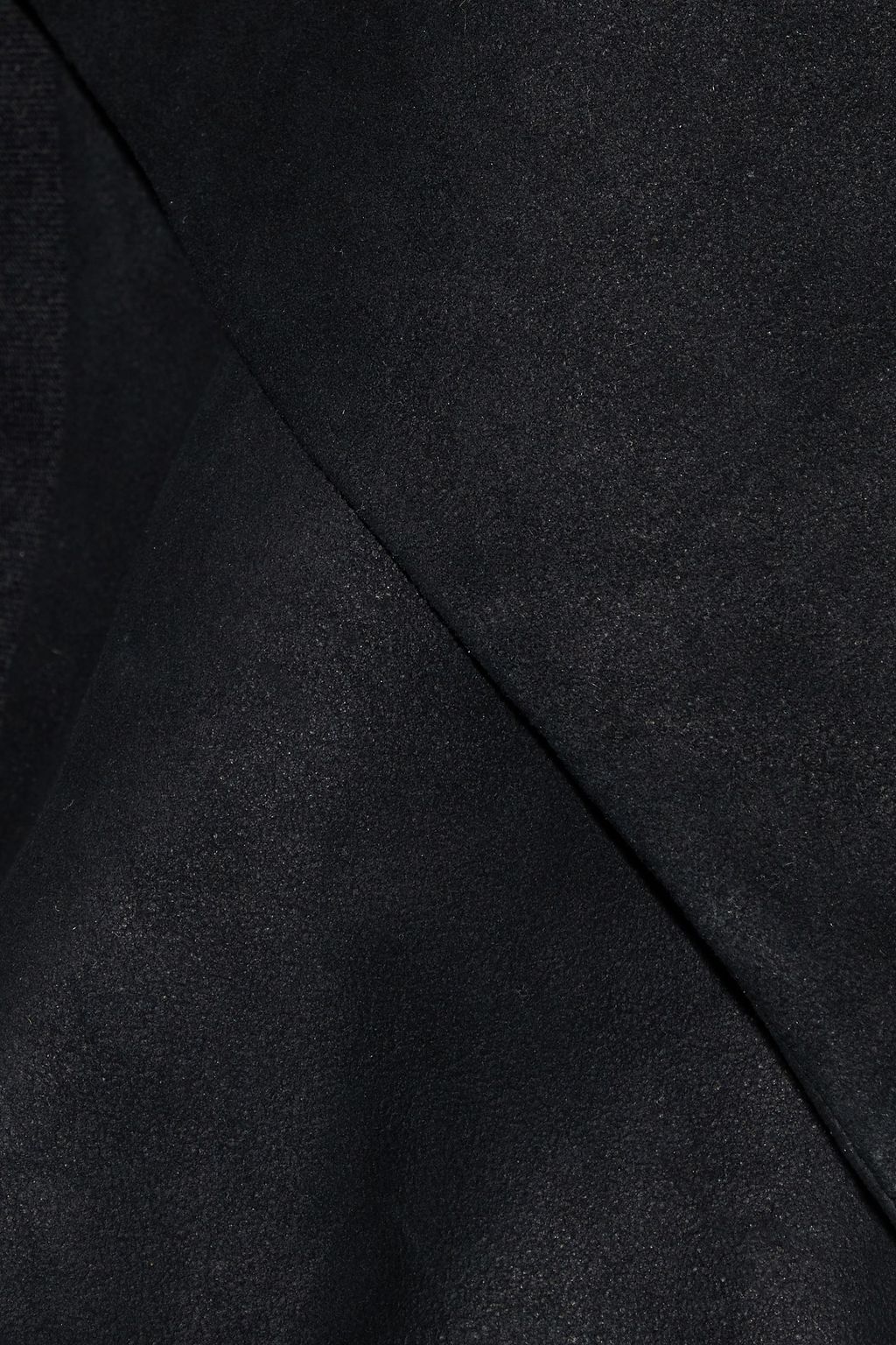 ALICE + OLIVIA Harvey cropped jersey-paneled suede jacket