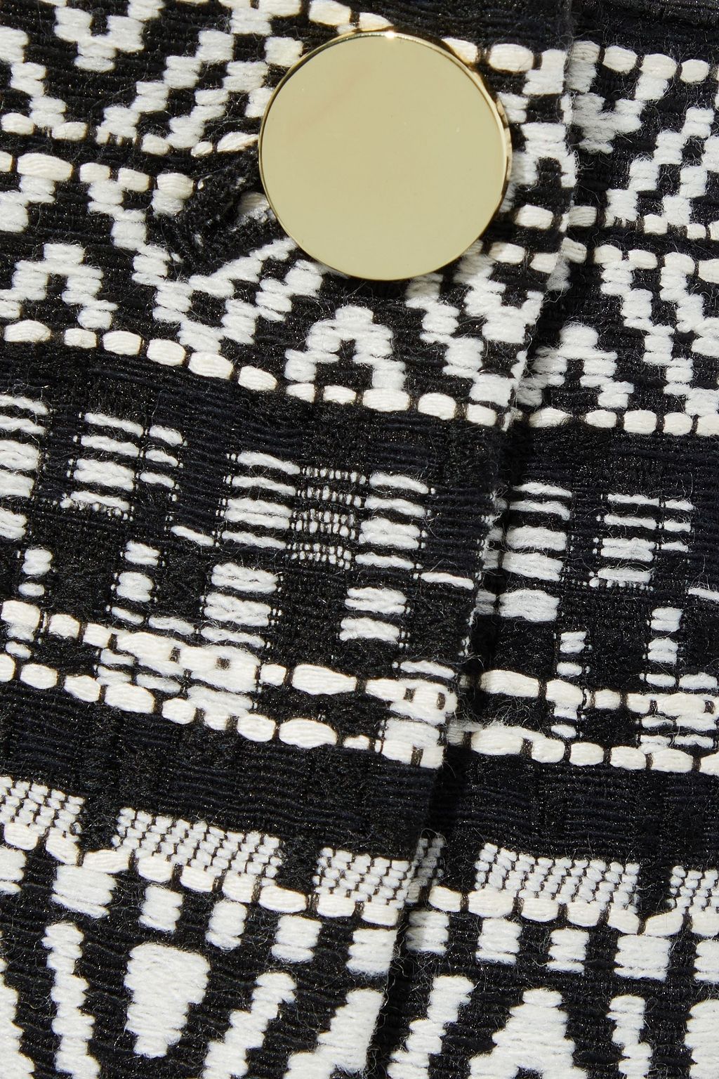 ALICE + OLIVIA Renna Mini-Wickelrock aus Jacquard