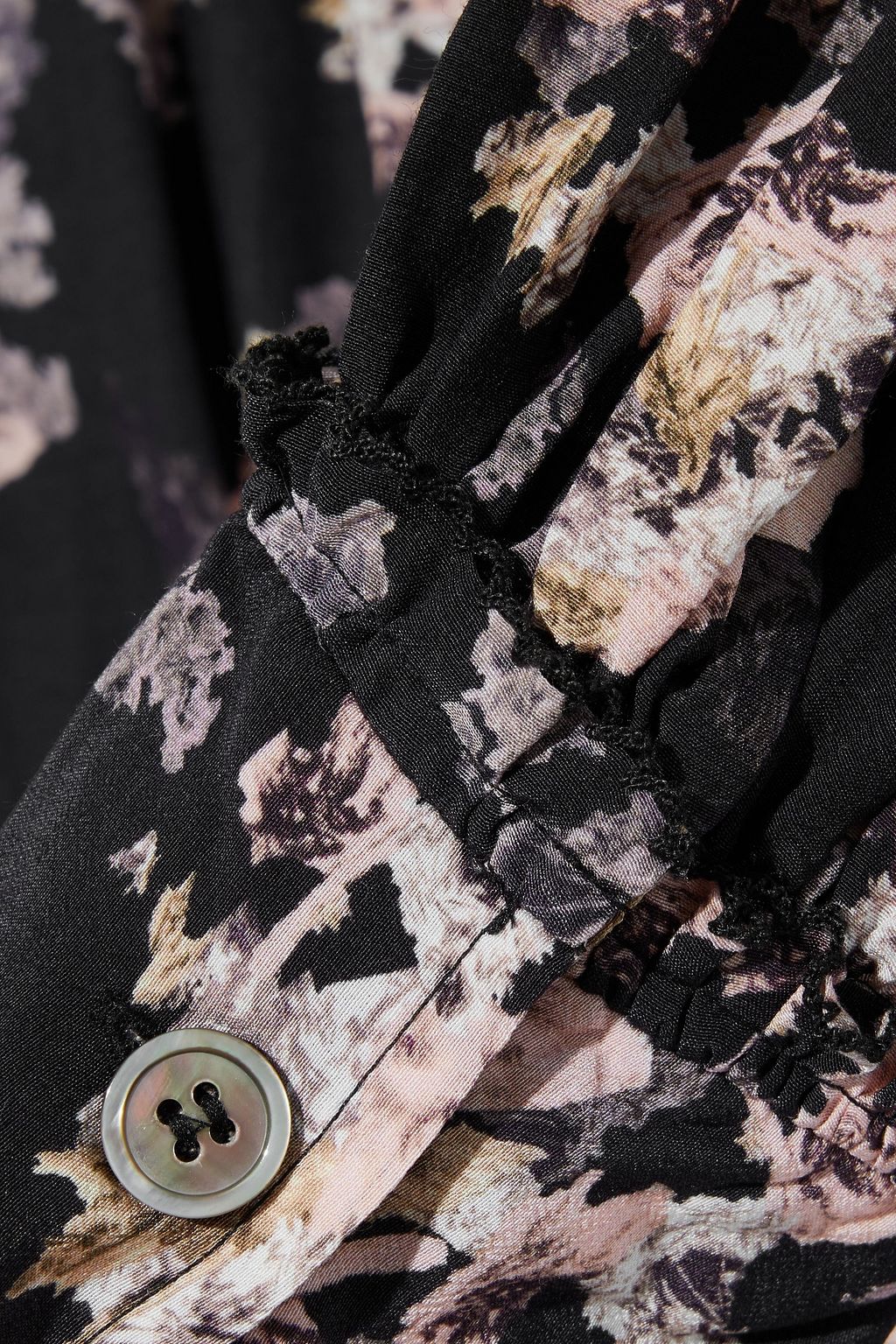 IRO Mexi floral-print crepe de chine wide-leg jumpsuit