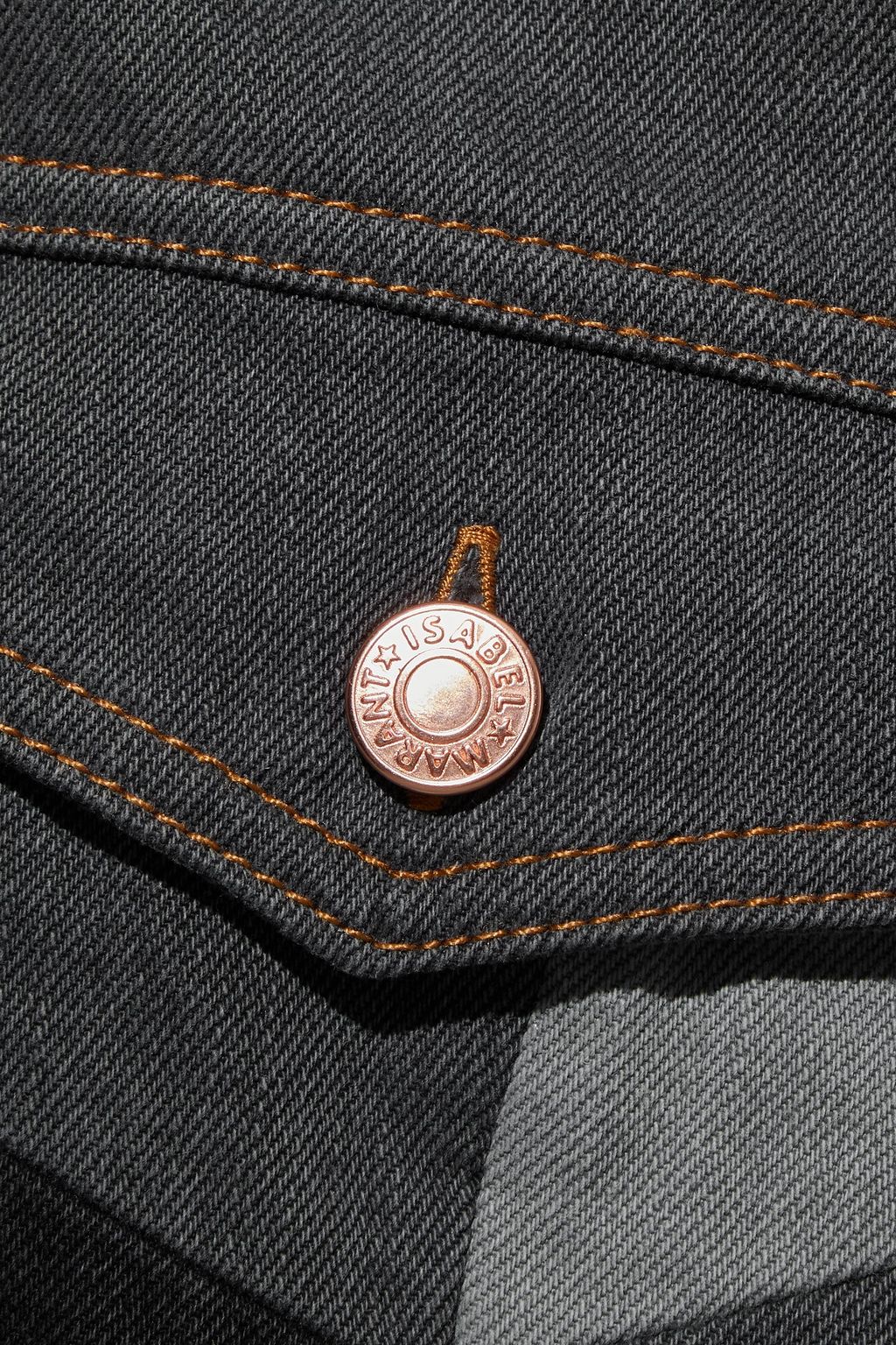 MARANT ÉTOILE Lindy faux shearling-lined patchwork denim jacket