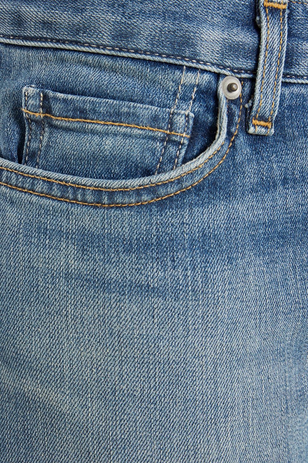 NILI LOTAN Cropped frayed boyfriend jeans