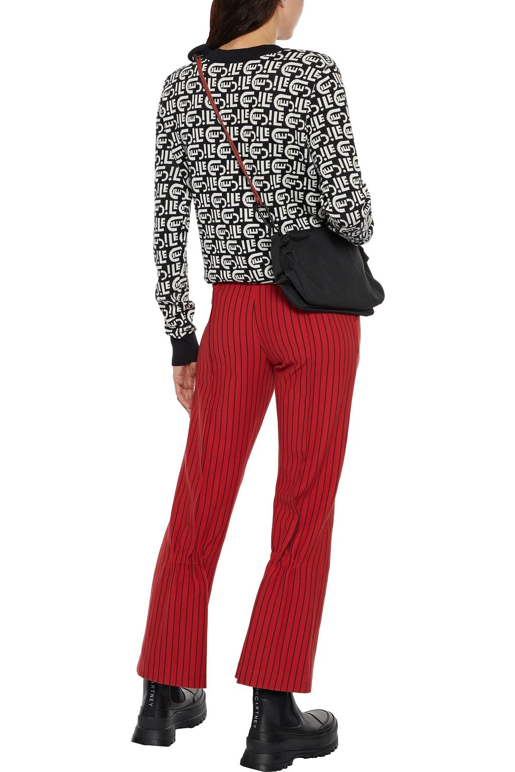 ÊTRE CÉCILE Cecile All Over jacquard-knit silk and cotton-blend sweater