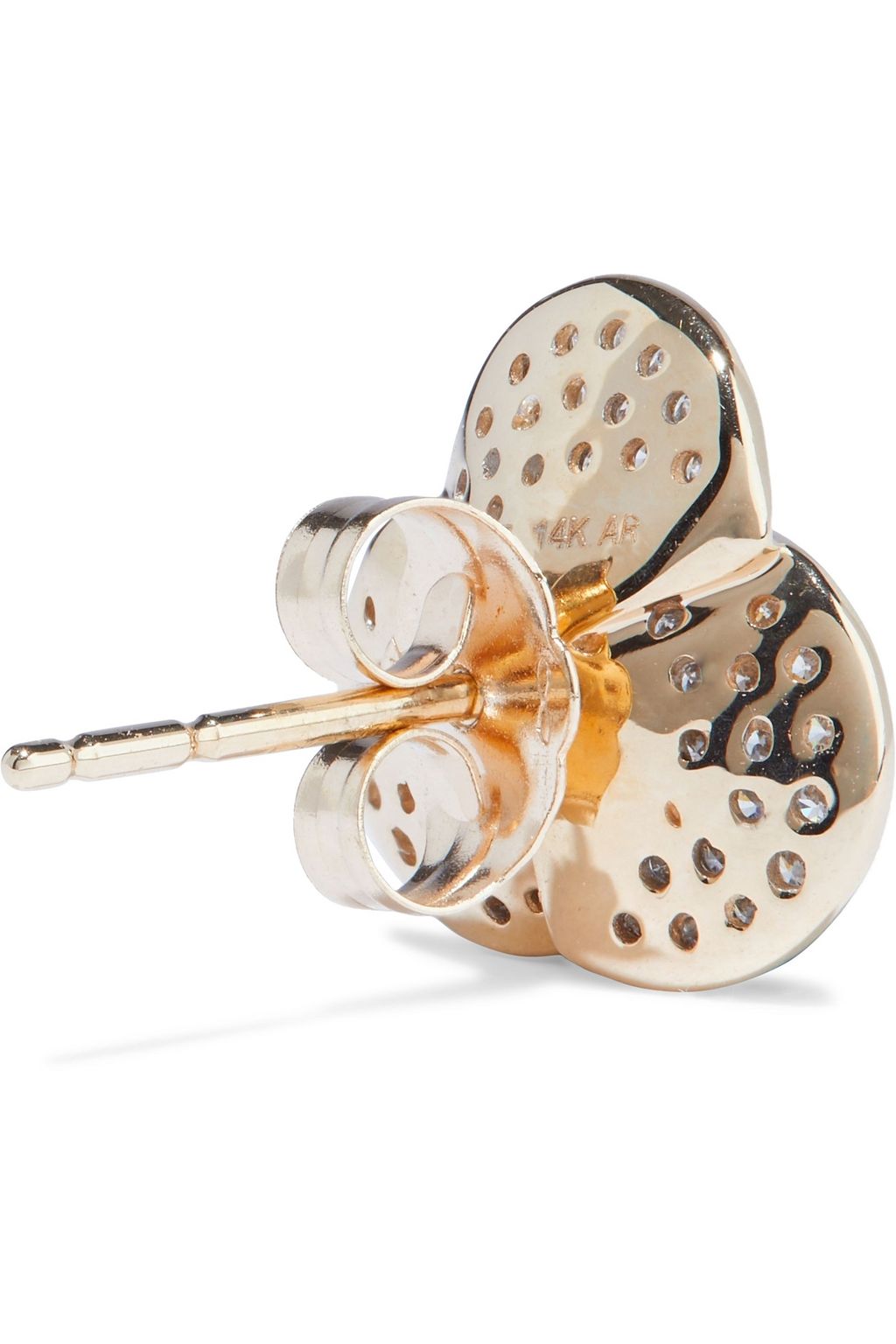 ADINA REYTER 14-karat gold, diamond and sapphire earrings
