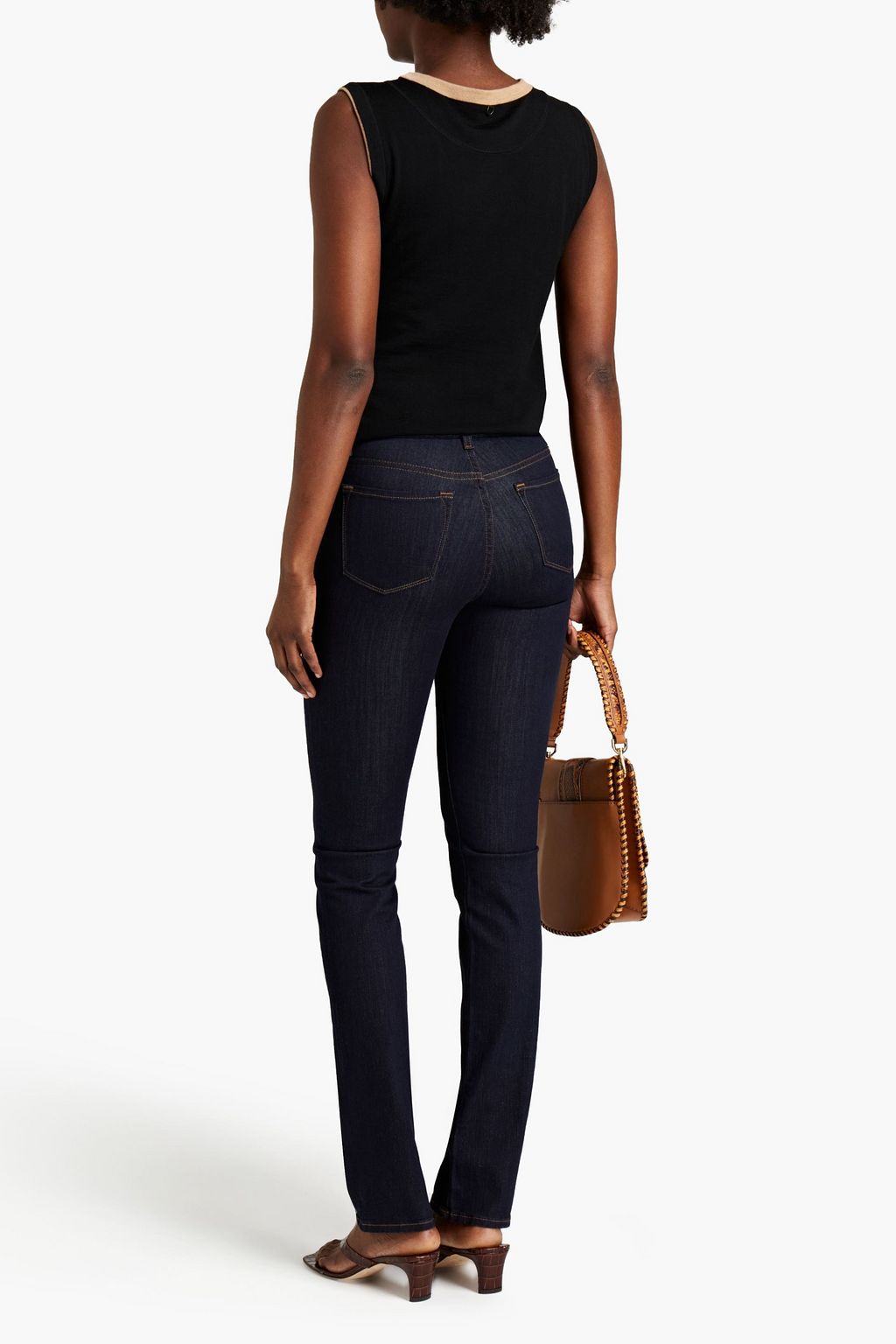 J BRAND High-rise slim-leg jeans