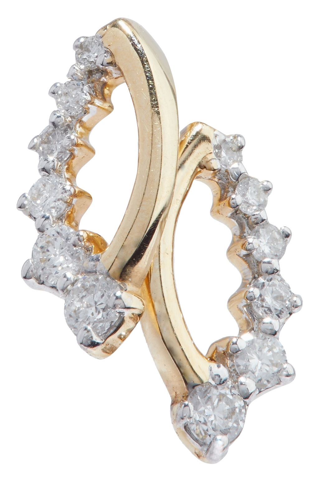 ADINA REYTER 14-karat gold diamond earrings