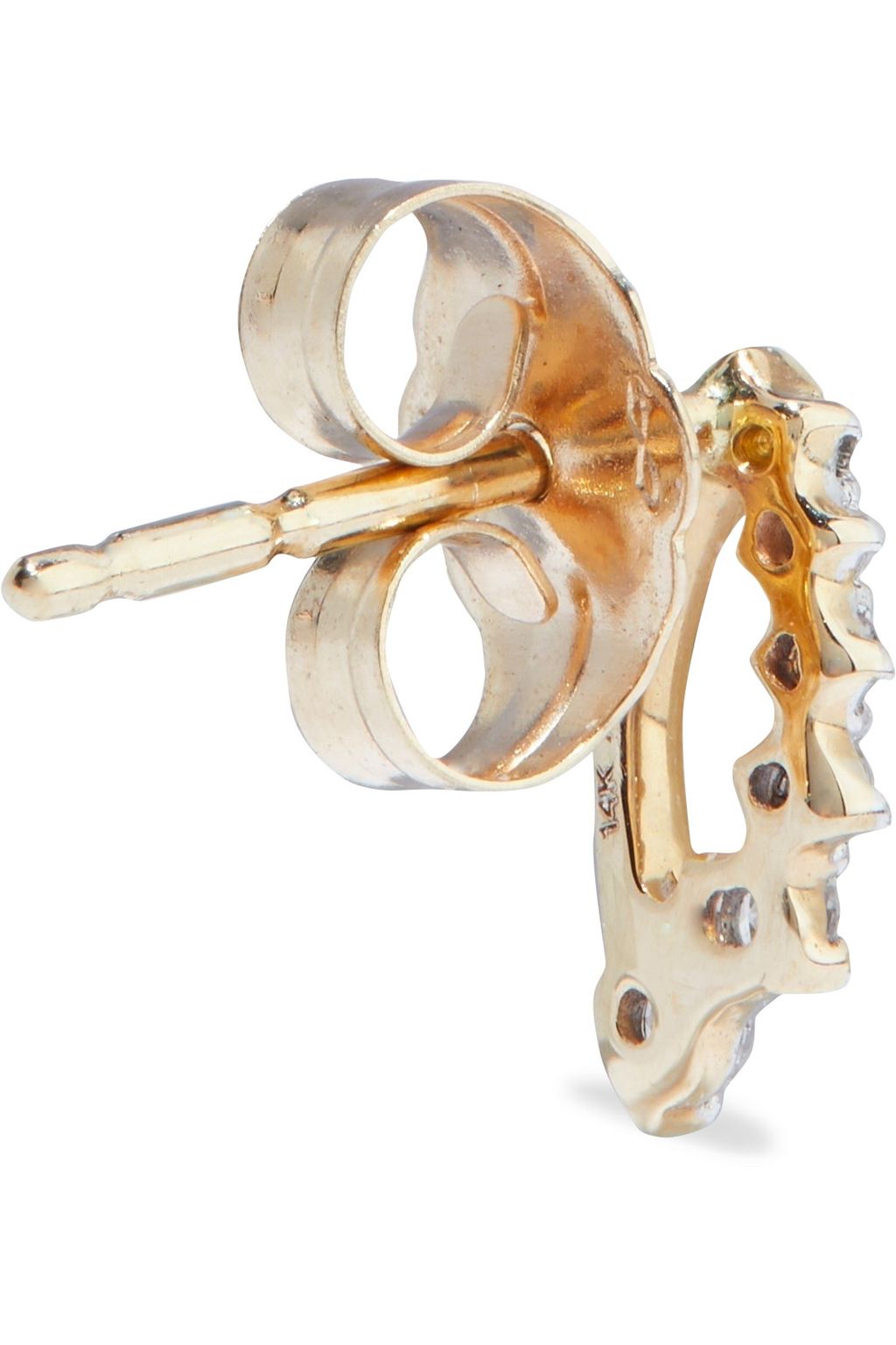 ADINA REYTER 14-karat gold diamond earrings