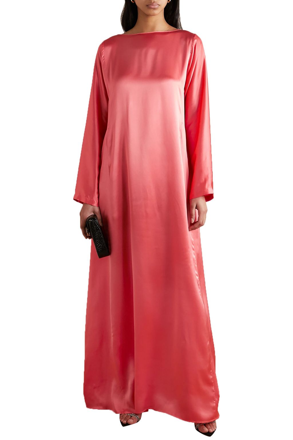 BERNADETTE Katy silk-satin maxi dress