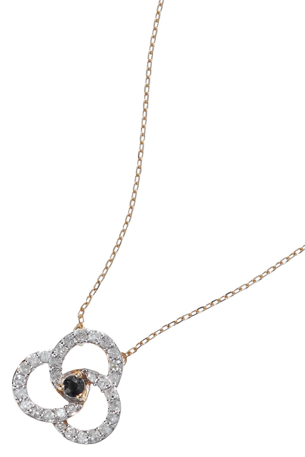 ADINA REYTER 14-karat gold, diamond and sapphire necklace