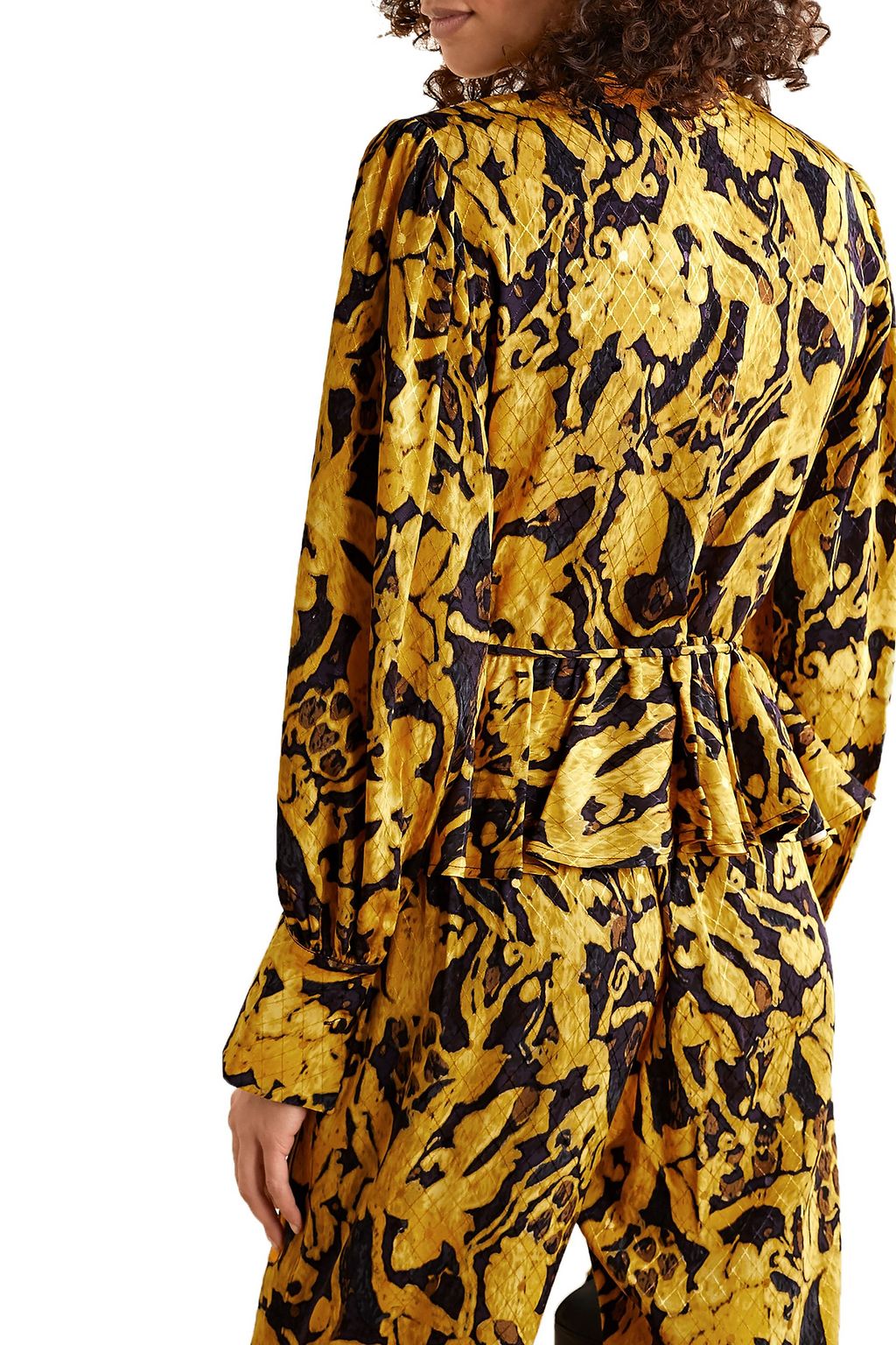 STINE GOYA Ren printed jacquard blouse