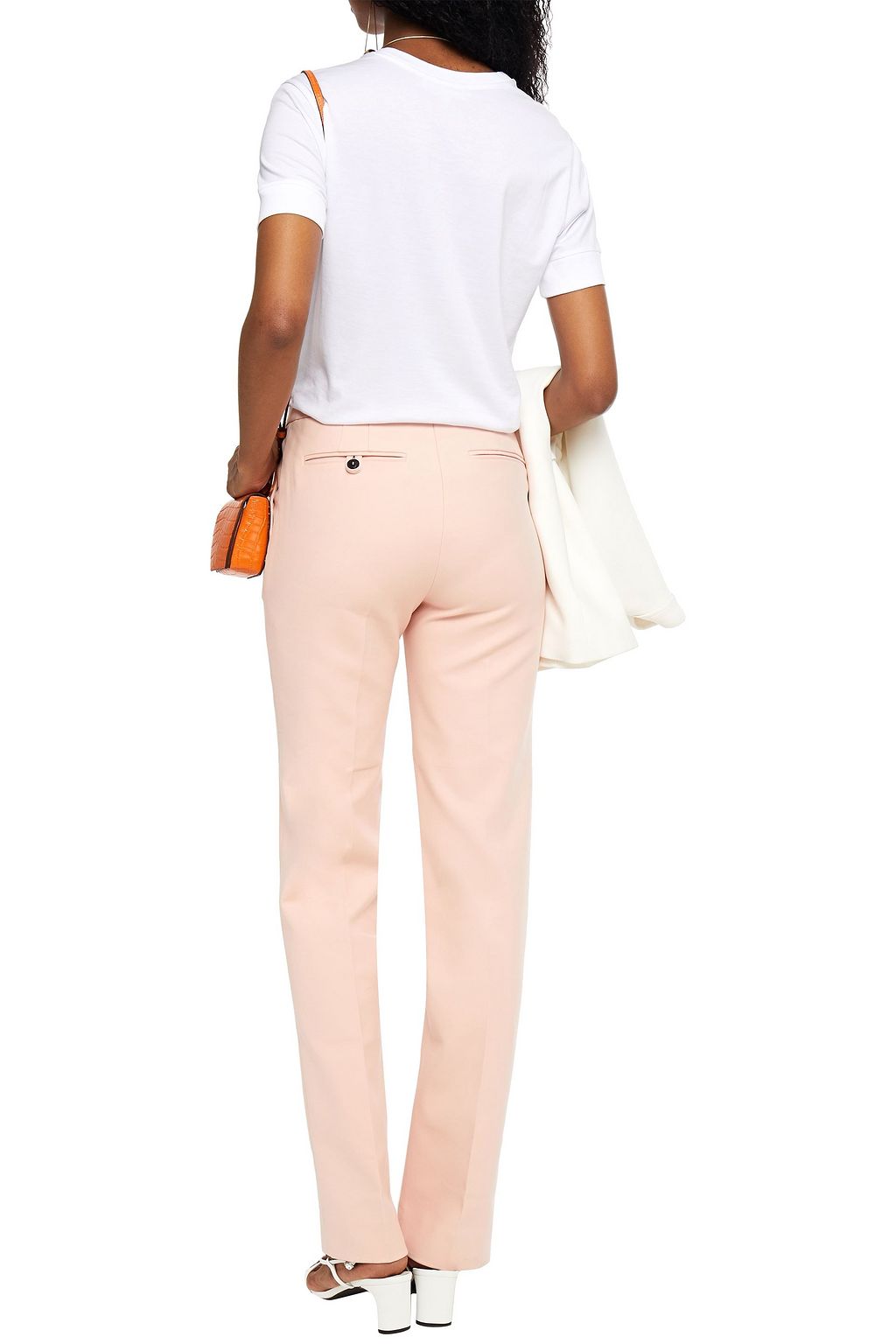 BA&SH Winnie stretch-cotton twill straight-leg pants