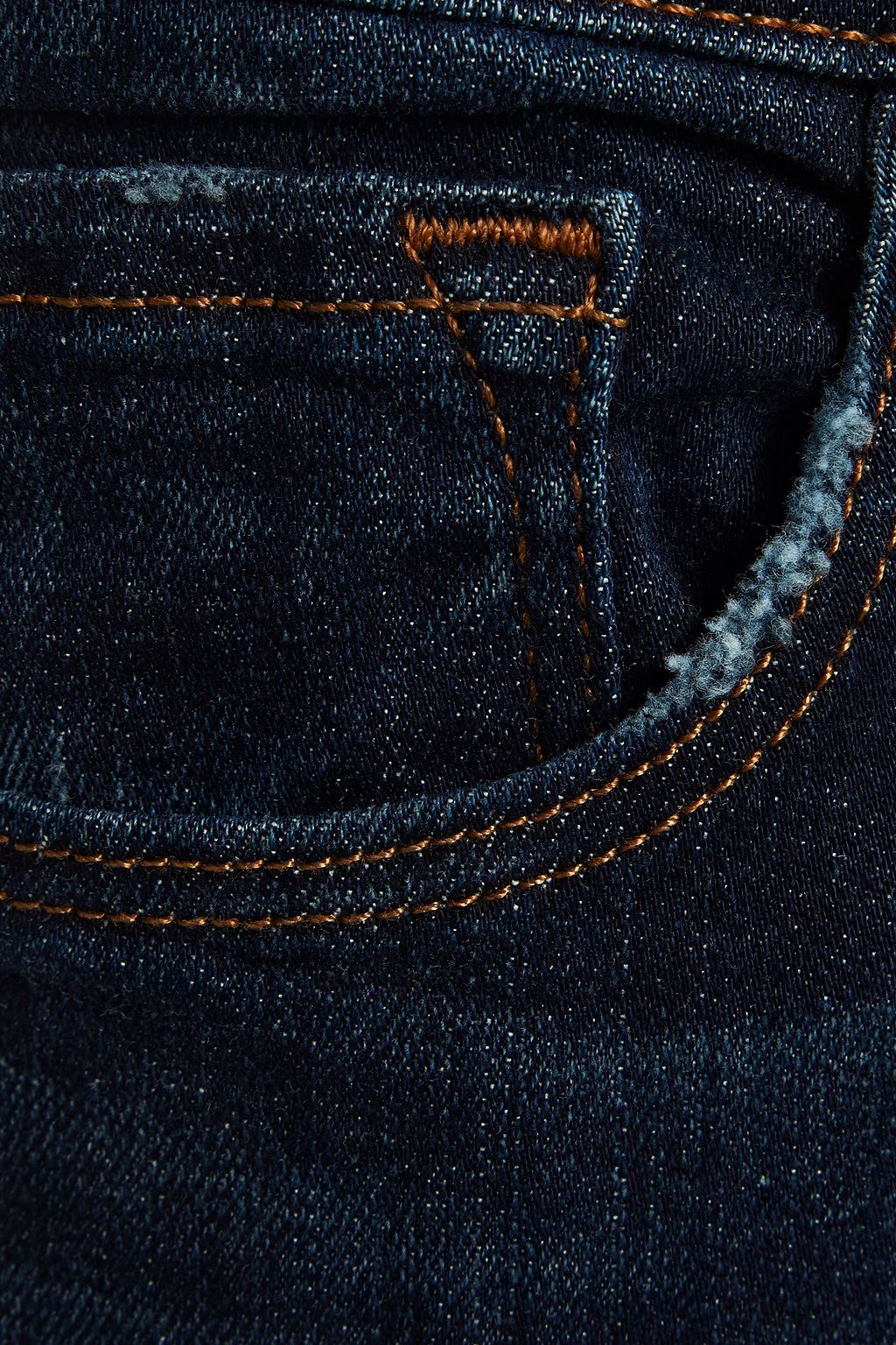 J BRAND Cropped distressed mid-rise skinny jeans