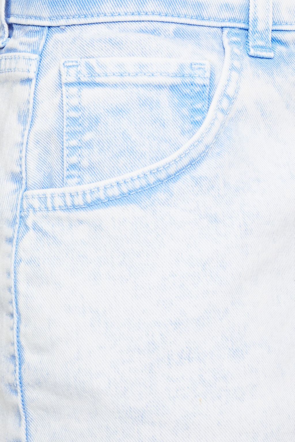 VIVETTA Bleached denim midi skirt