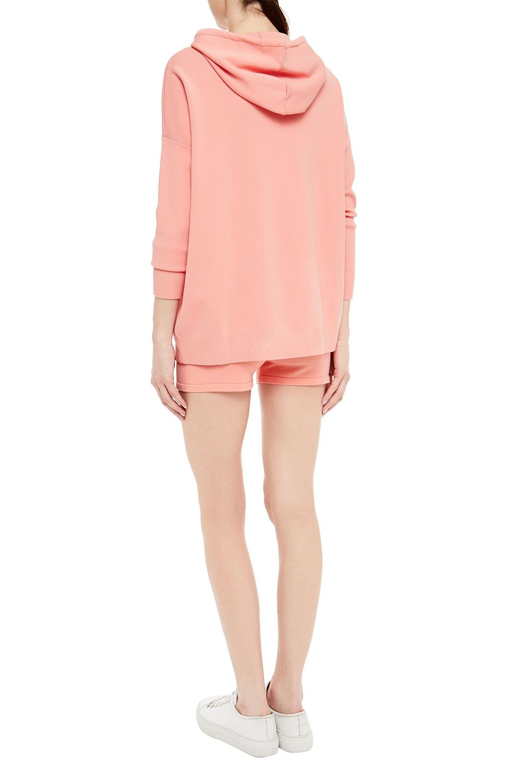 LIVE THE PROCESS Oversized stretch-knit hoodie
