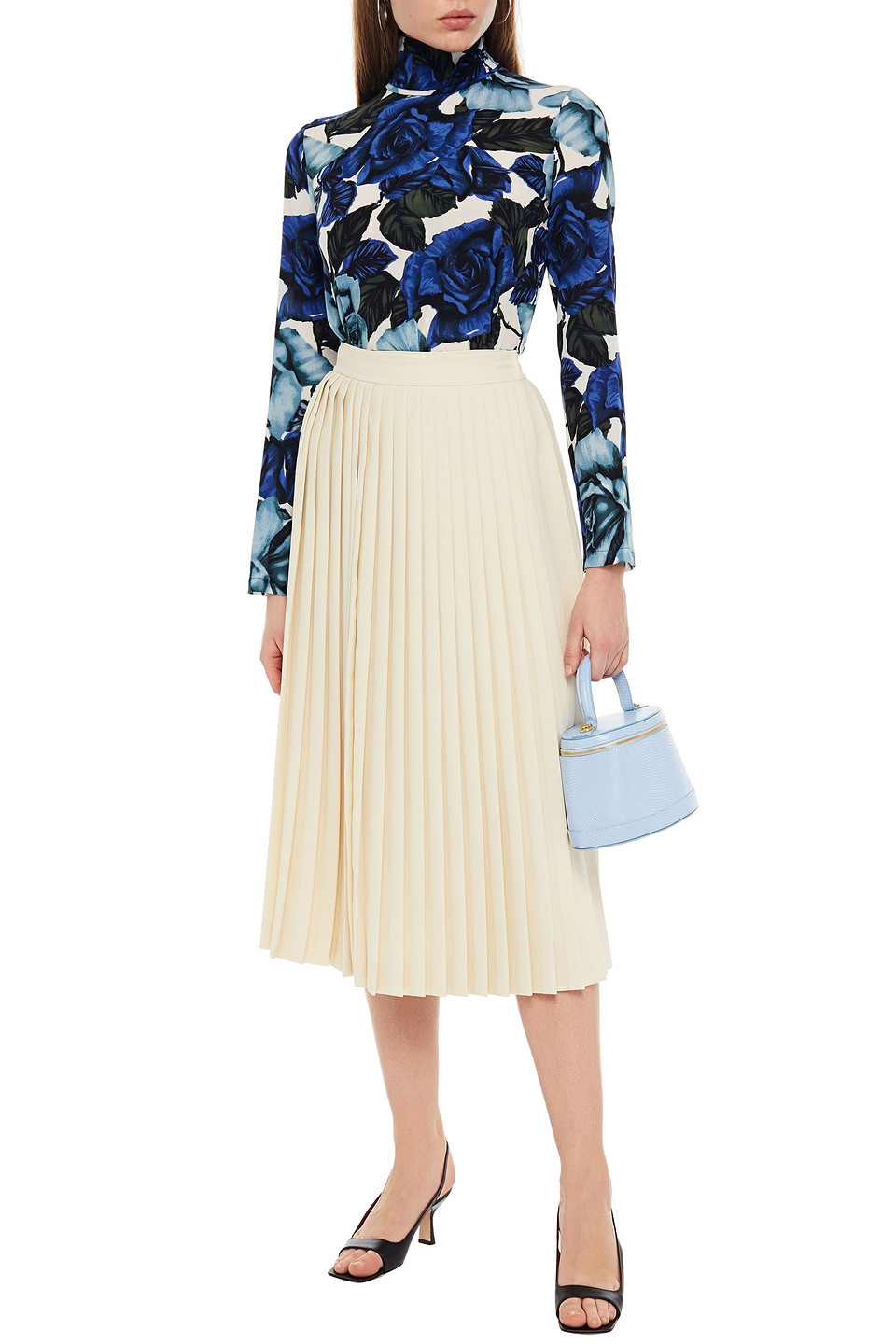 prada floral turtleneck