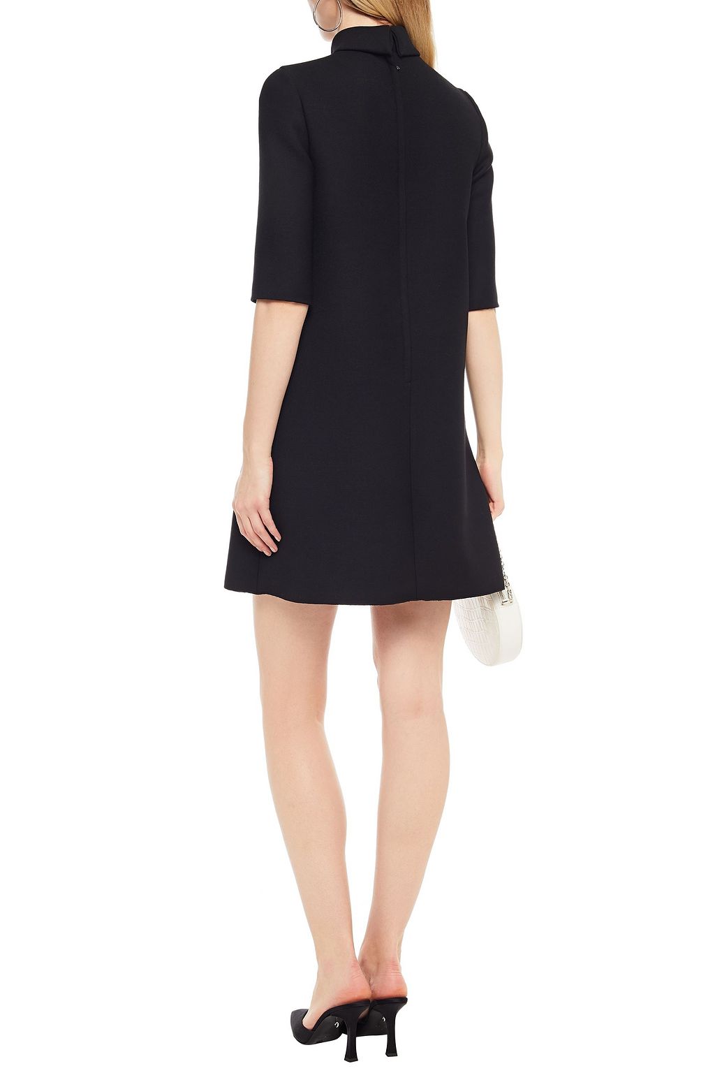DOLCE&GABBANA Wool-crepe mini dress