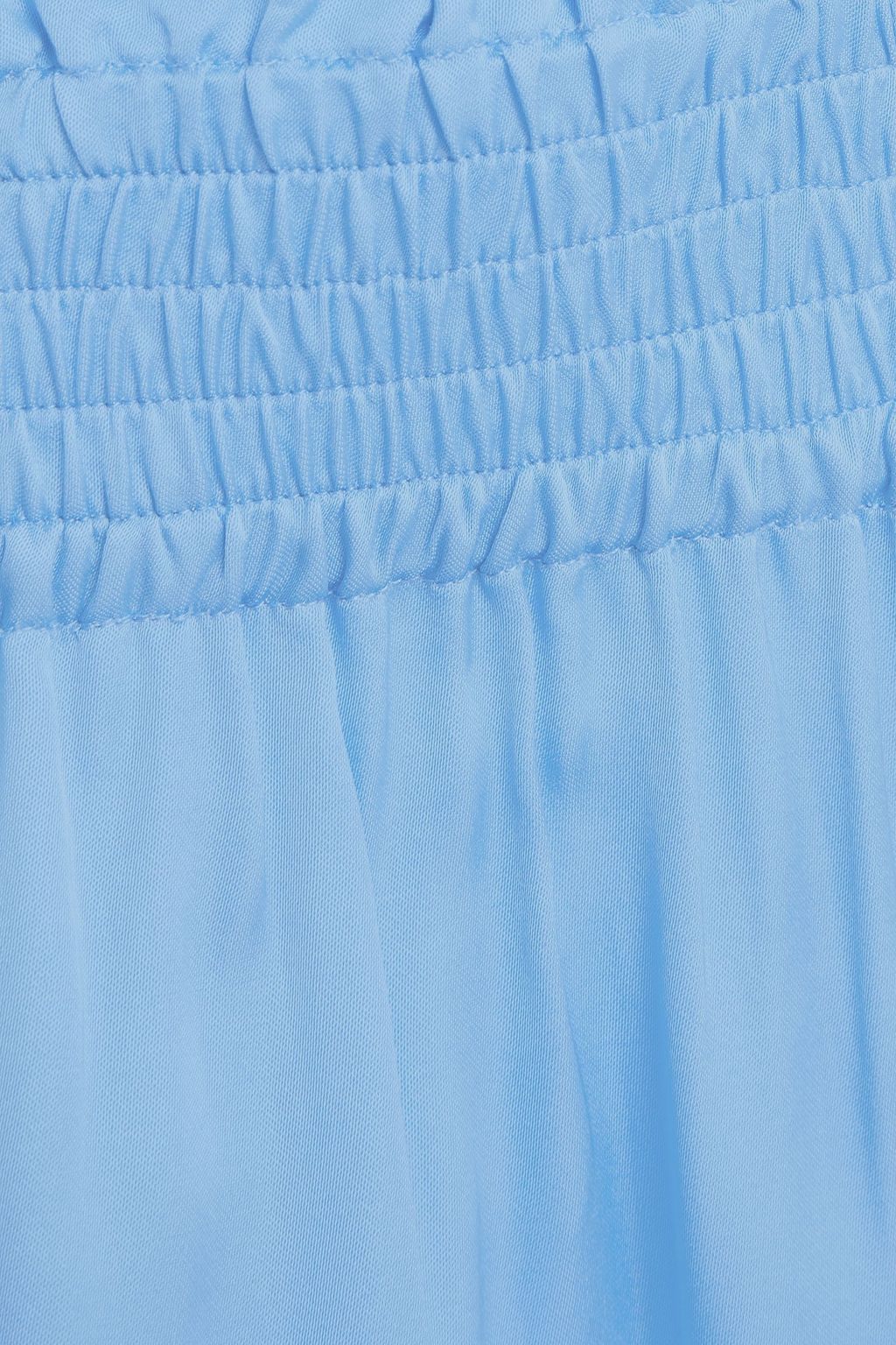 RODEBJER Kali shirred satin shorts