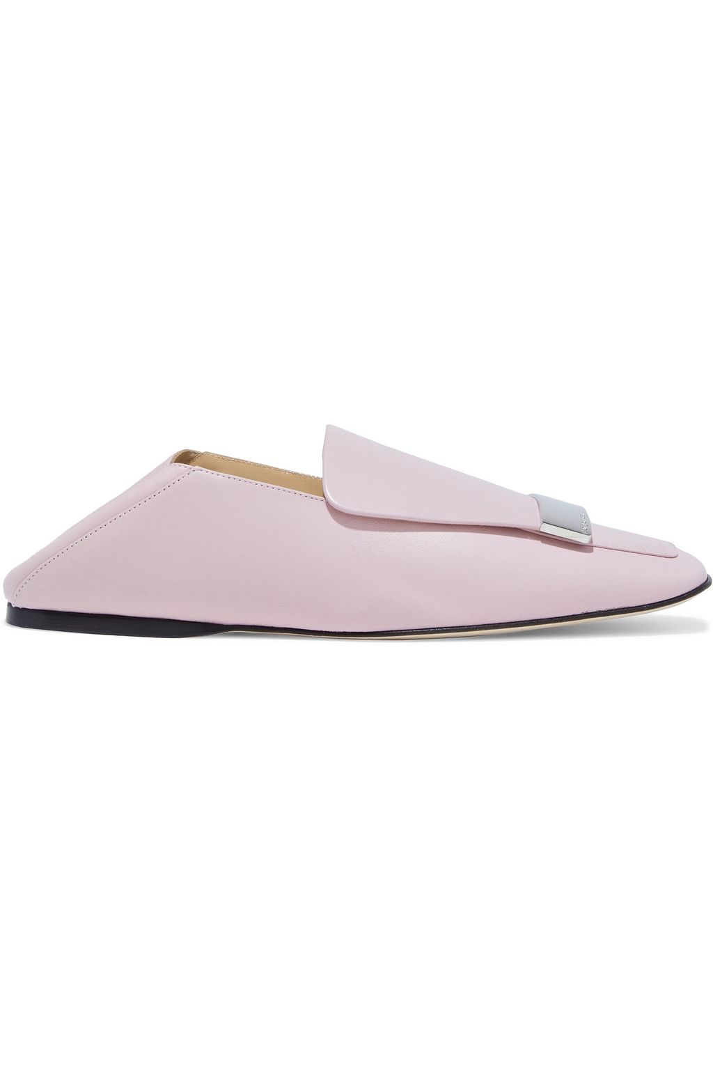 SERGIO ROSSI sr1 leather collapsible-heel loafers