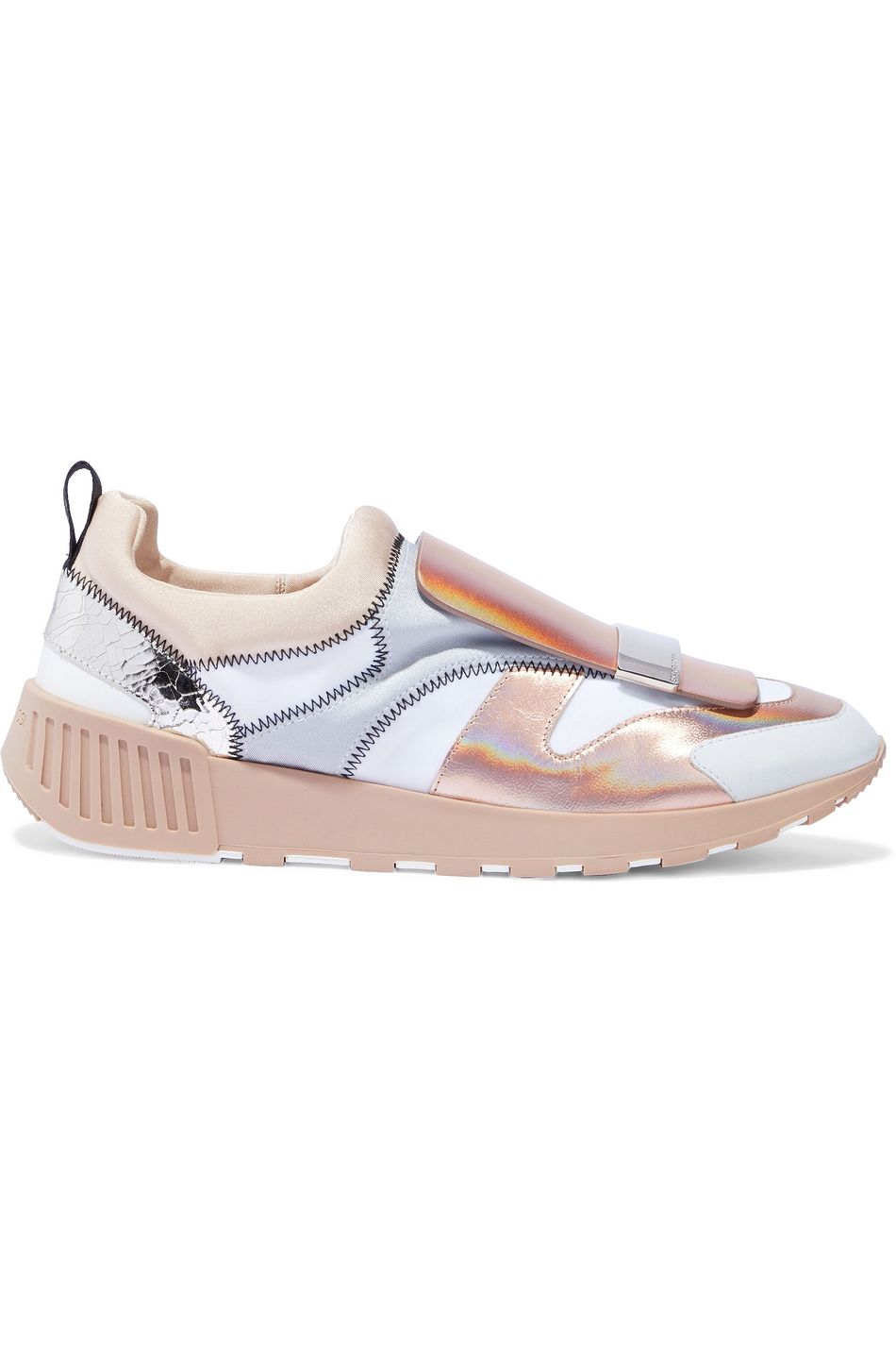 slip on rose gold sneakers