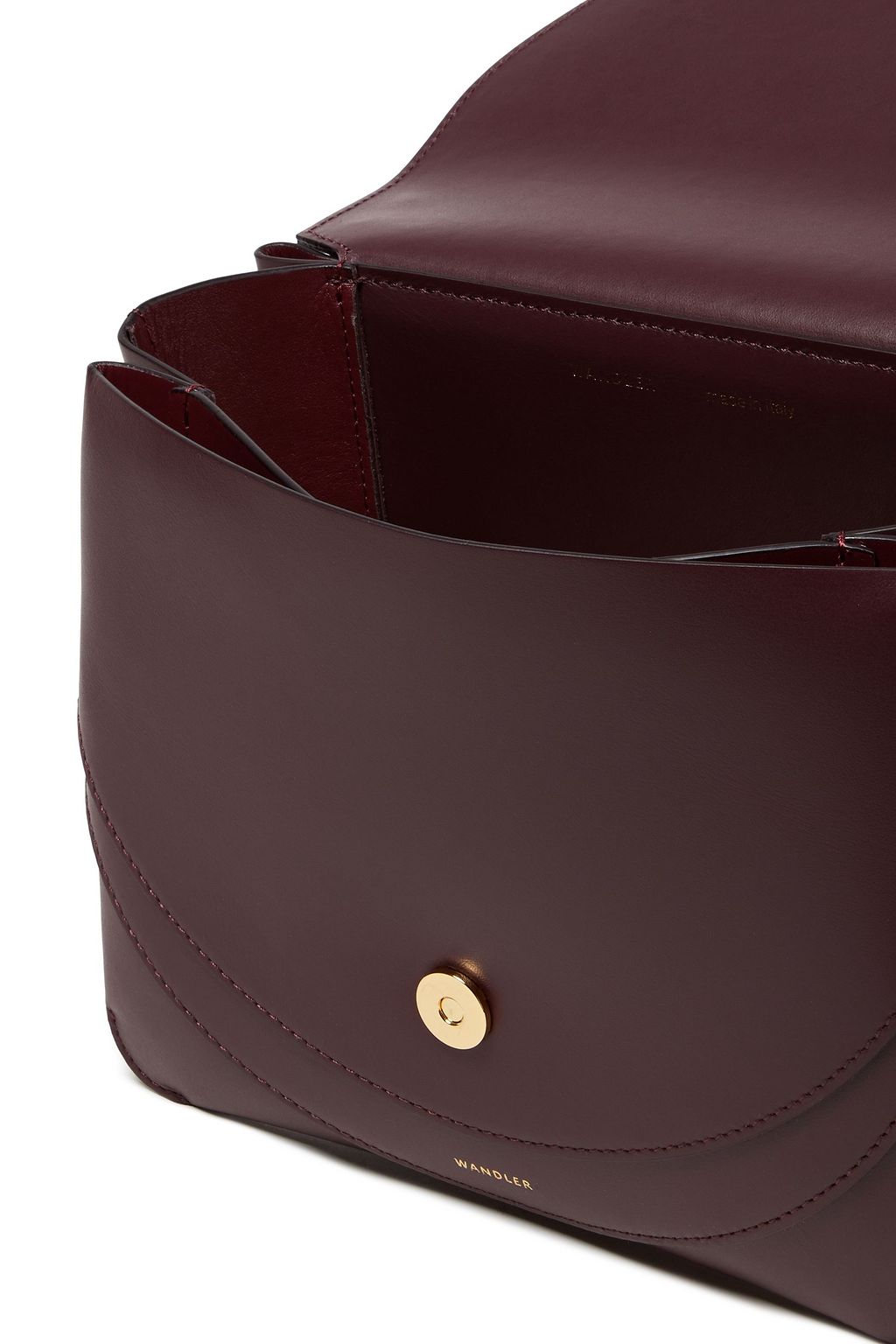 WANDLER Luna Arch pebbled-leather shoulder bag