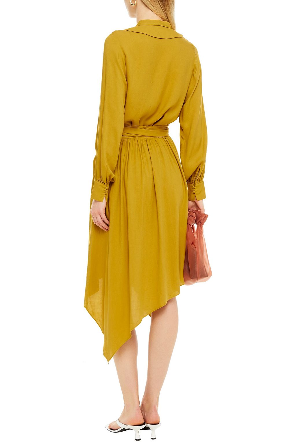 HOFMANN COPENHAGEN Maurice asymmetric jacquard wrap skirt