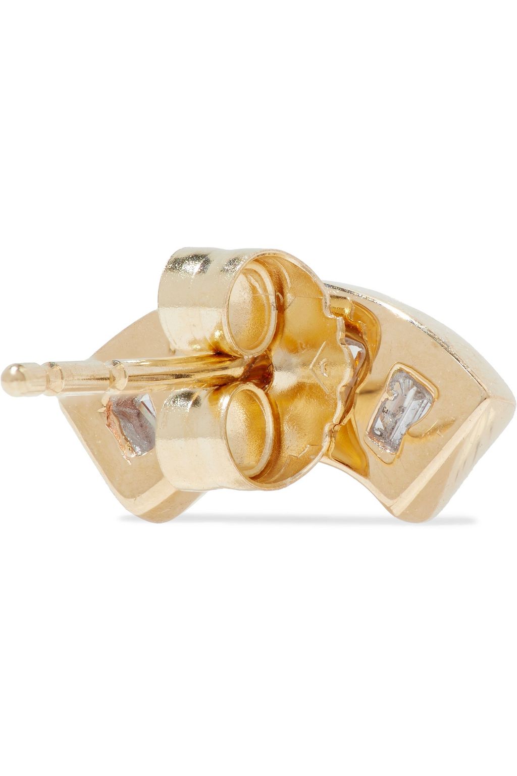 ADINA REYTER 14-karat gold diamond earrings