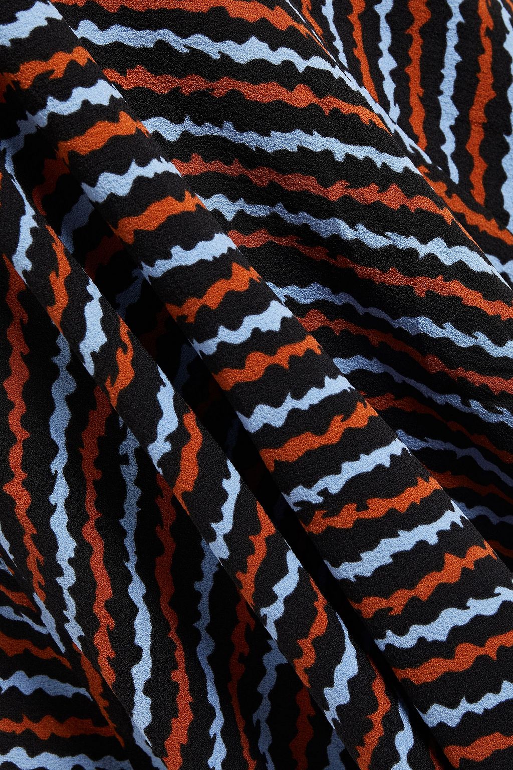 HOFMANN COPENHAGEN Kirsti asymmetric printed crepe mini dress