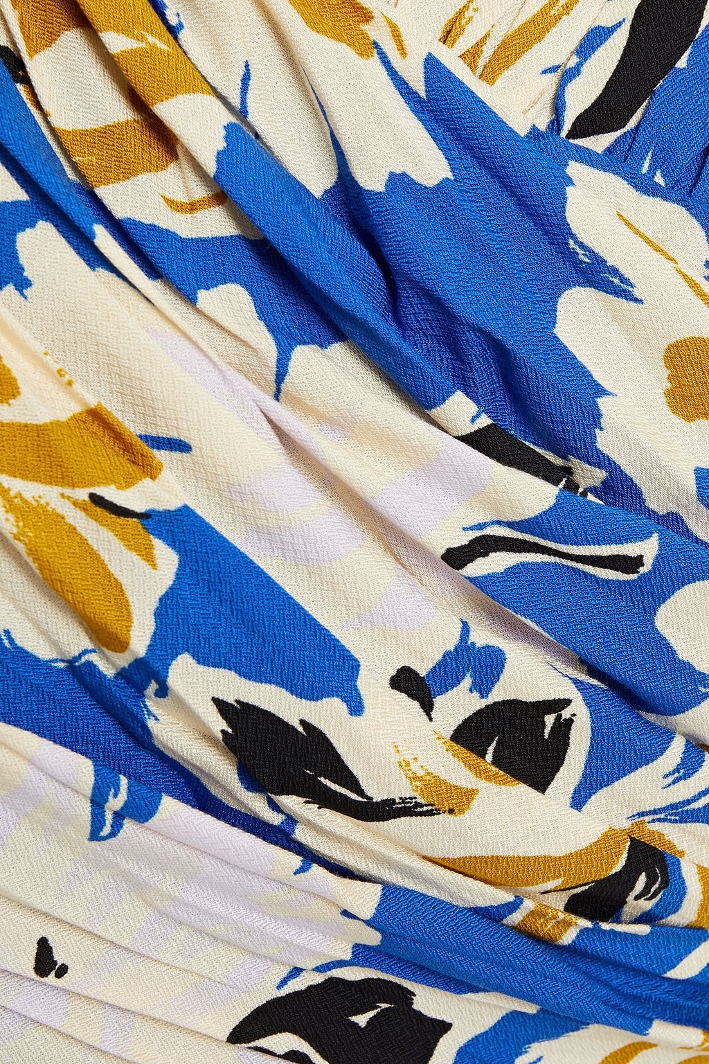 HOFMANN COPENHAGEN Marylene gathered floral-print crepe dress