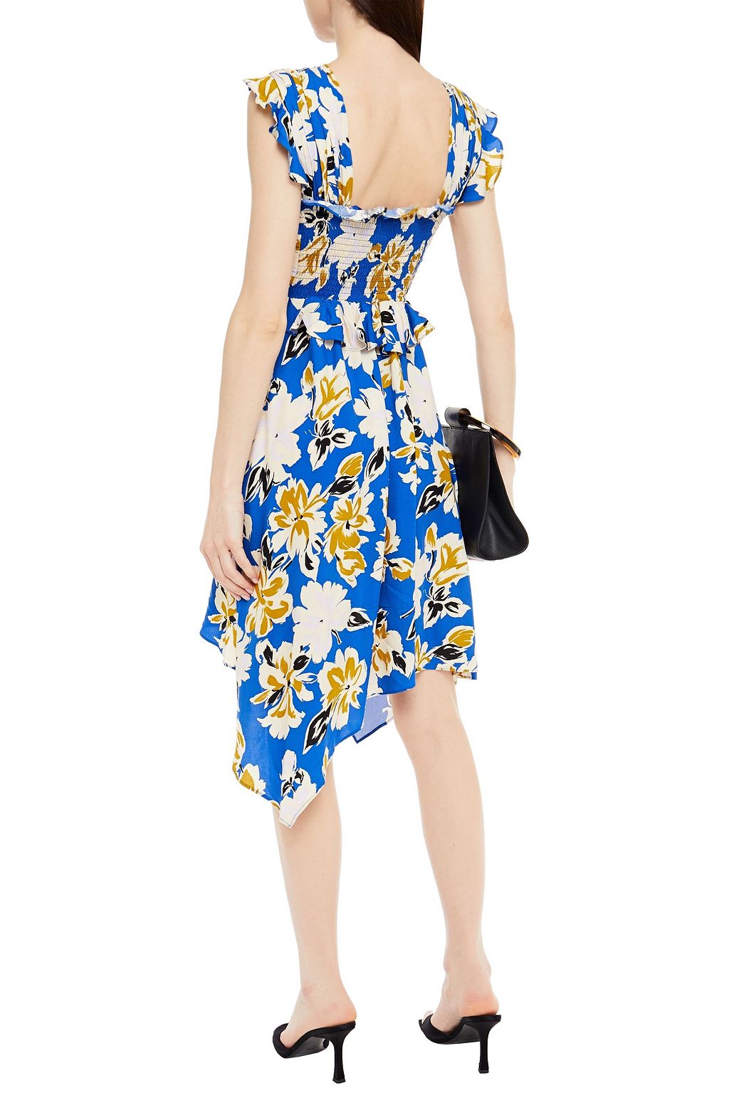 HOFMANN COPENHAGEN Marylene gathered floral-print crepe dress