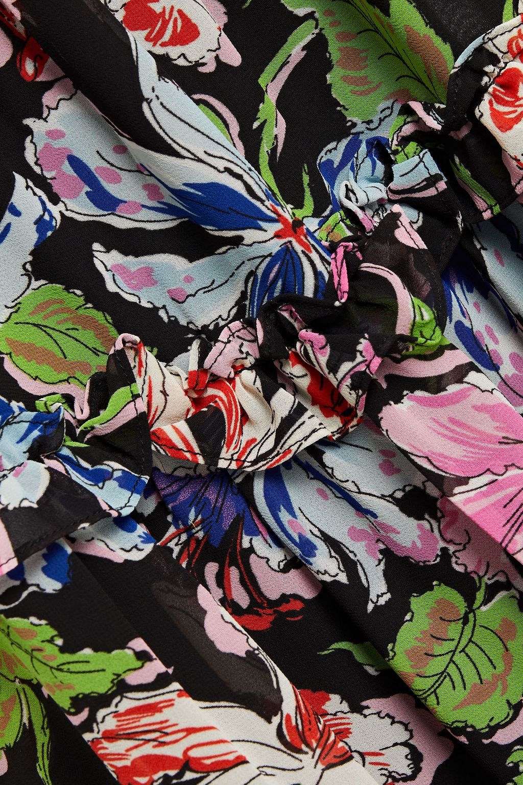 HOFMANN COPENHAGEN Jenna floral-print georgette mini dress