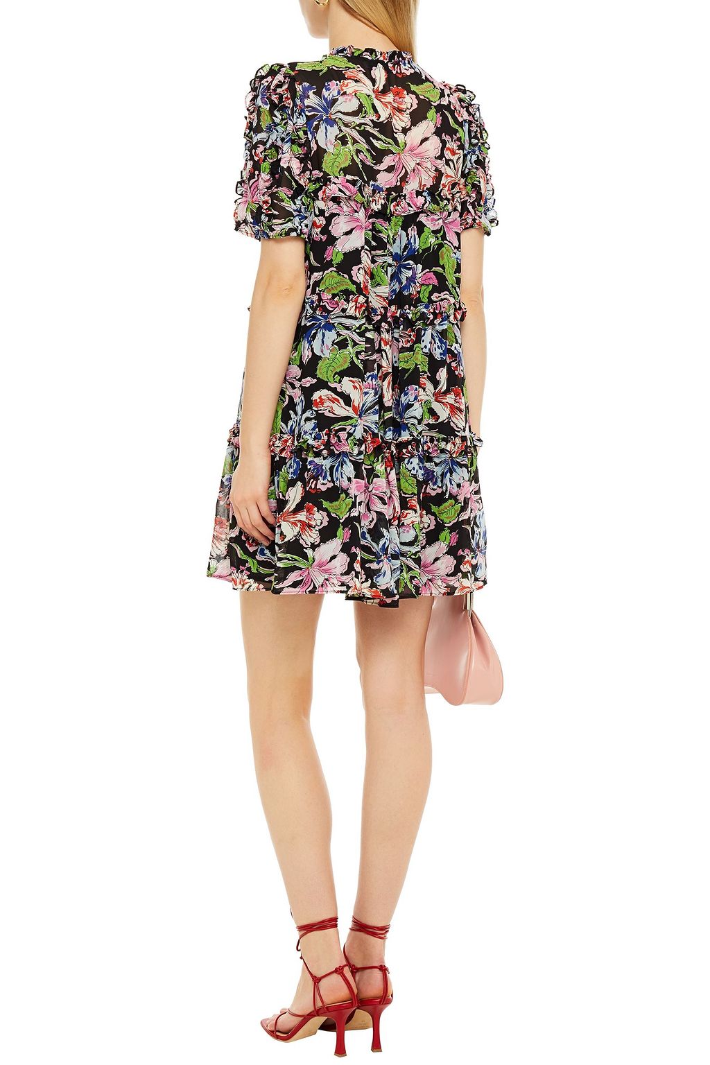 HOFMANN COPENHAGEN Jenna floral-print georgette mini dress