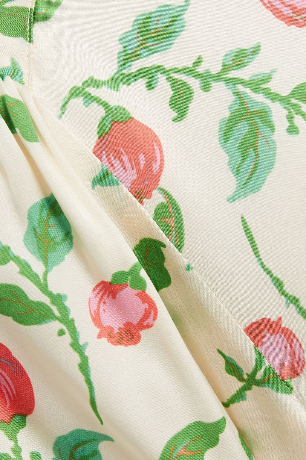 HOFMANN COPENHAGEN Jeanette floral-print satin shirt