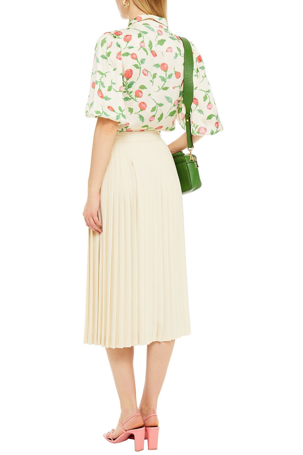 HOFMANN COPENHAGEN Jeanette floral-print satin shirt