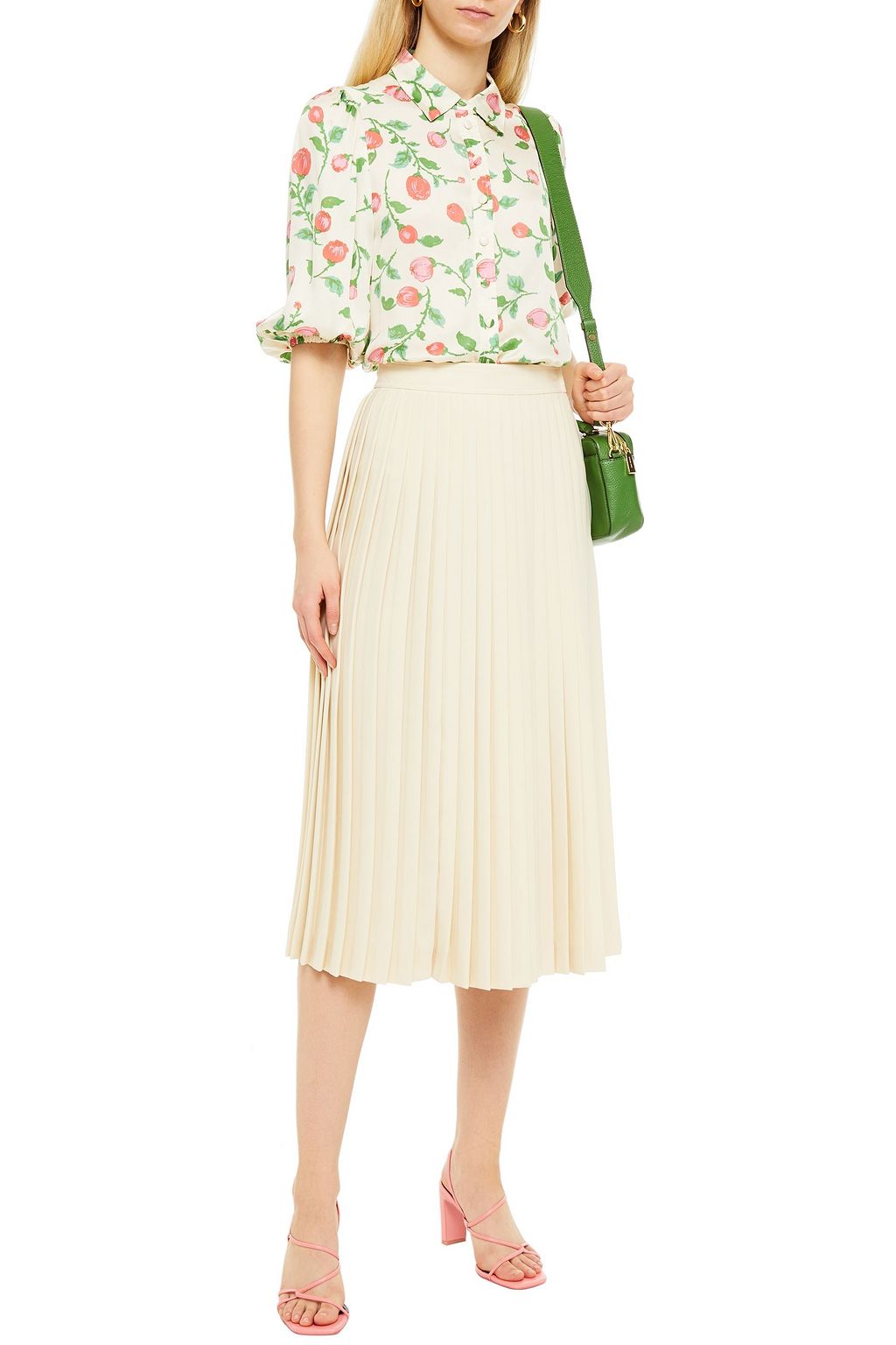 HOFMANN COPENHAGEN Jeanette floral-print satin shirt