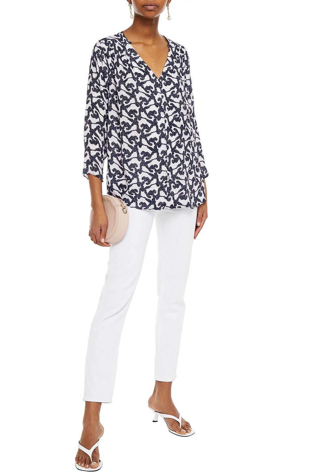 HOFMANN COPENHAGEN Naomi printed twill blouse