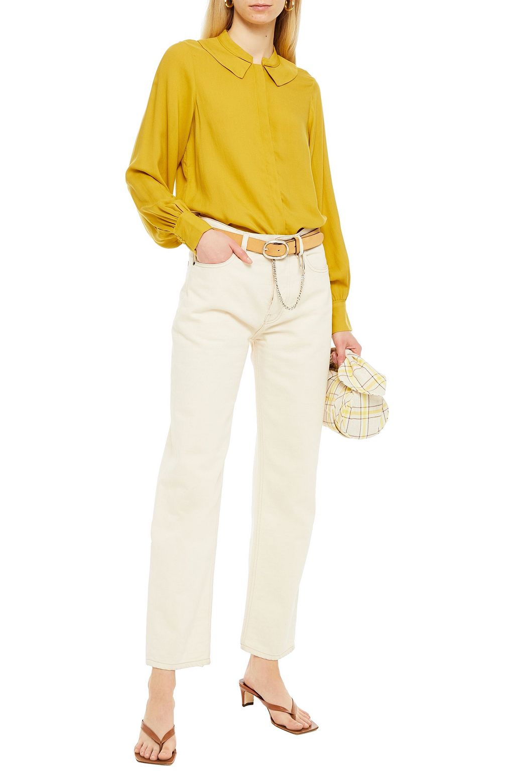 HOFMANN COPENHAGEN Ninna jacquard blouse