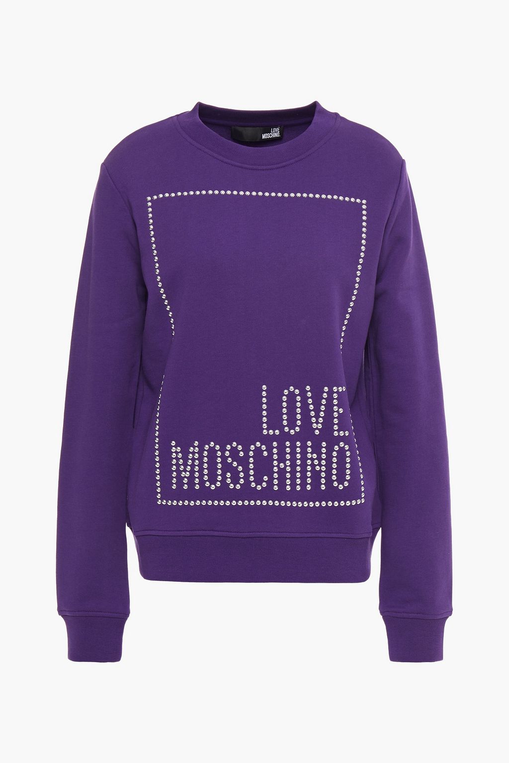 moschino studded sweatshirt