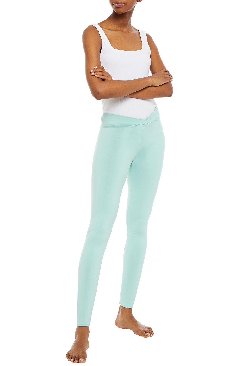 LIVE THE PROCESS V stretch-Supplex leggings